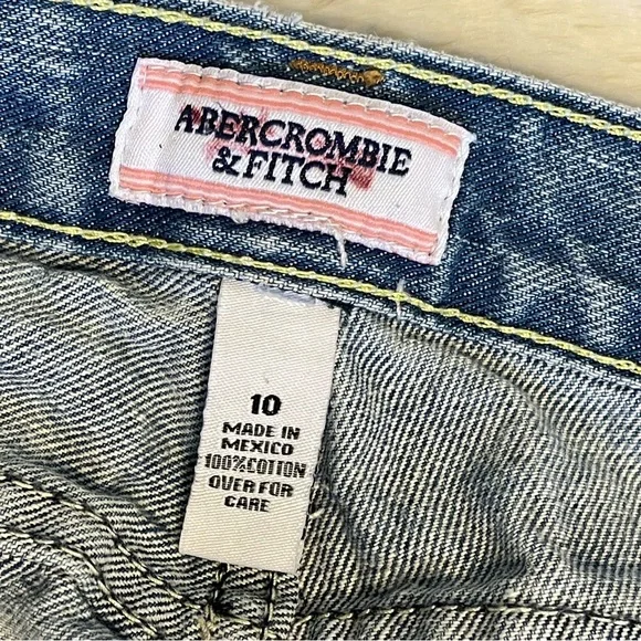 Abercrombie & Fitch size 10 straight leg jeans - Picture 3 of 9